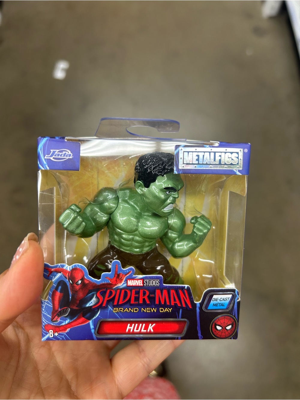Jada Metalfigs Marvel Spider-Man Hulk Figure - Green